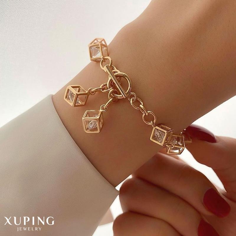 دستبند مکعبی کریستالی ژوپینگ