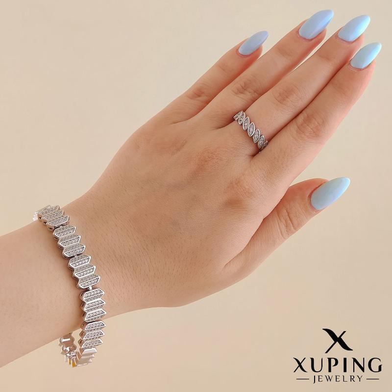 دستبند کرکره‌ای نگین‌دار ژوپینگ