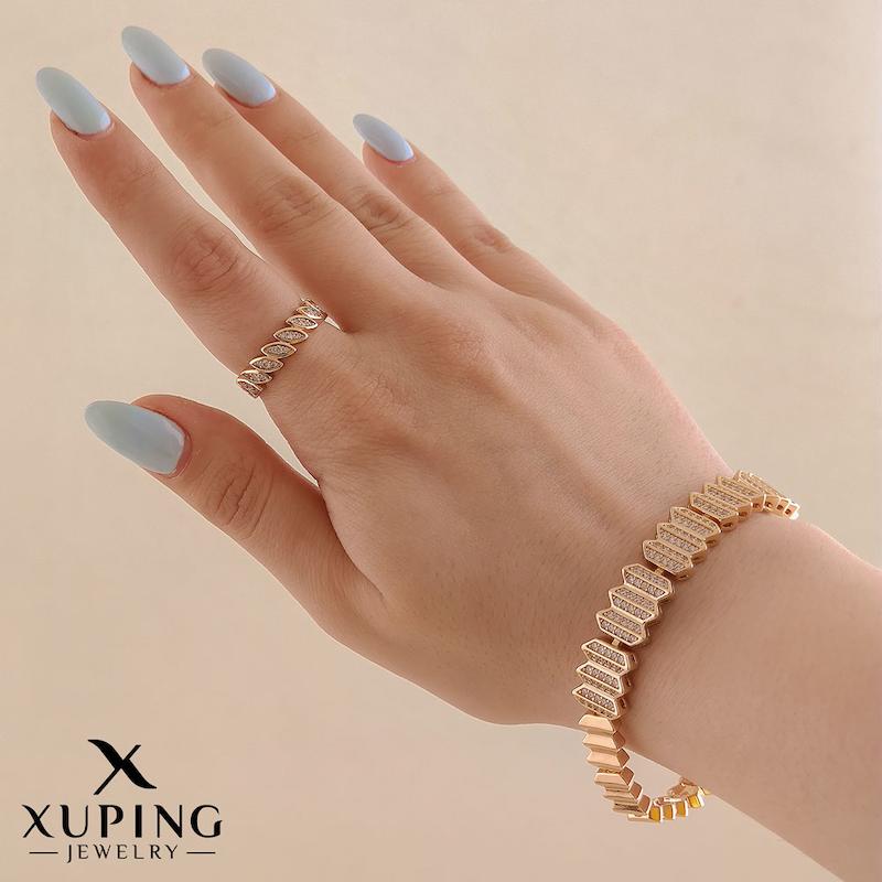 دستبند کرکره‌ای نگین‌دار ژوپینگ