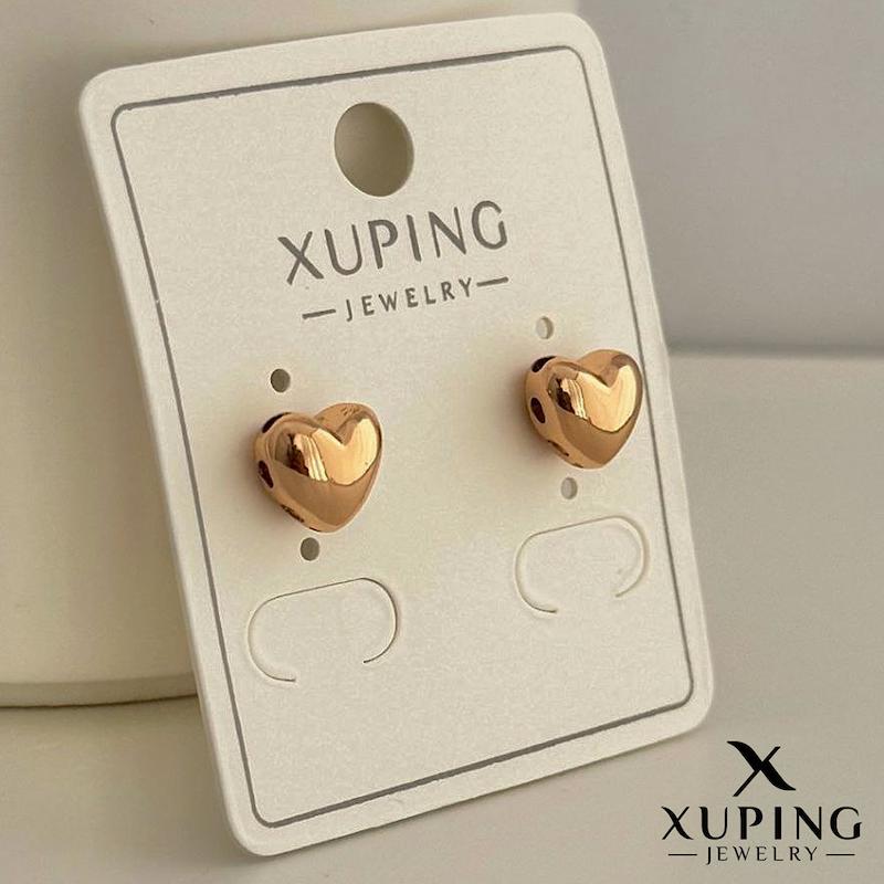 گوشواره سوزنی قلبی متوسط ژوپینگ