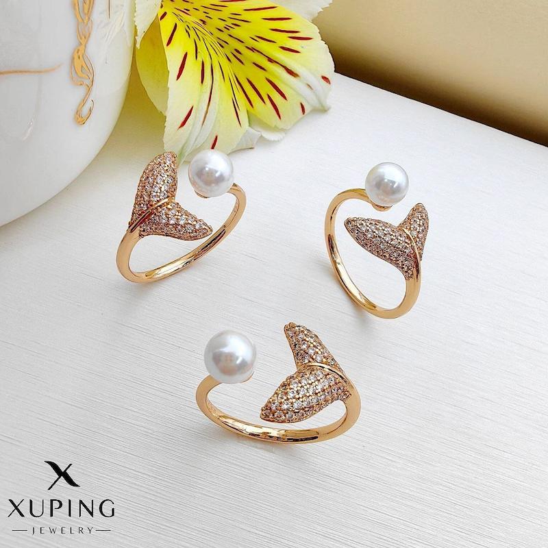 انگشتر دم وال مرواریدی ژوپینگ