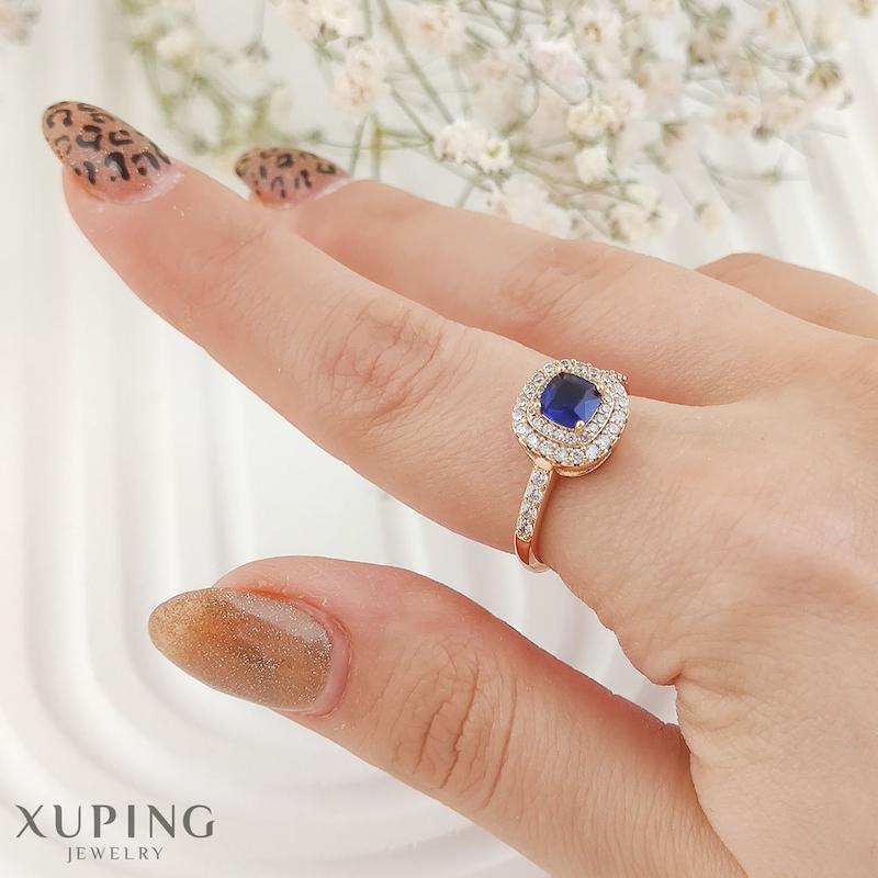 انگشتر جواهری سورمه‌ای ژوپینگ